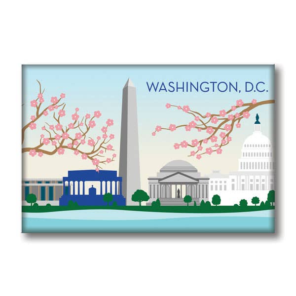 Washington DC Skyline Magnet for wholesale by THE FOUND