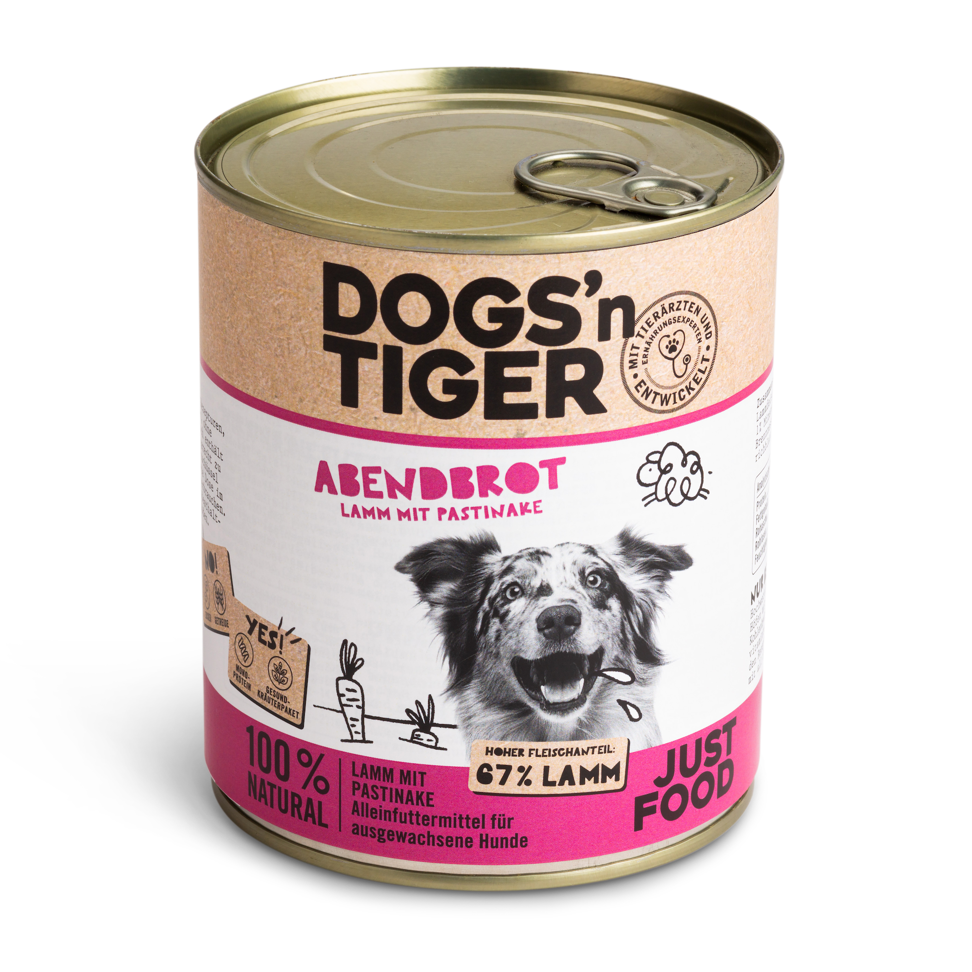 Dogs’n Tiger - Wholesale Pet Food - Dog - Dogs'n Tiger Adult Dog Food Lamb & Parsnip Dinner1