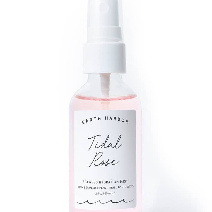 Earth Harbor Naturals - Wholesale Face & Body Mist/Water - TIDAL ROSE Seaweed Hydration Mist: Pink Seaweed
