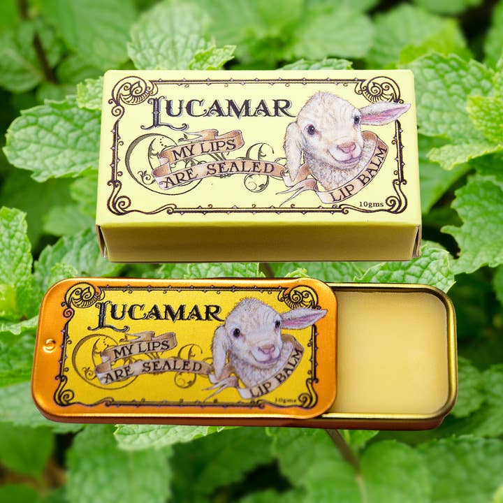 Lucamar Skin Care - Wholesale Lip Balm - Peppermint. My Lips Are Sealed Natural Lip Balm 10g1