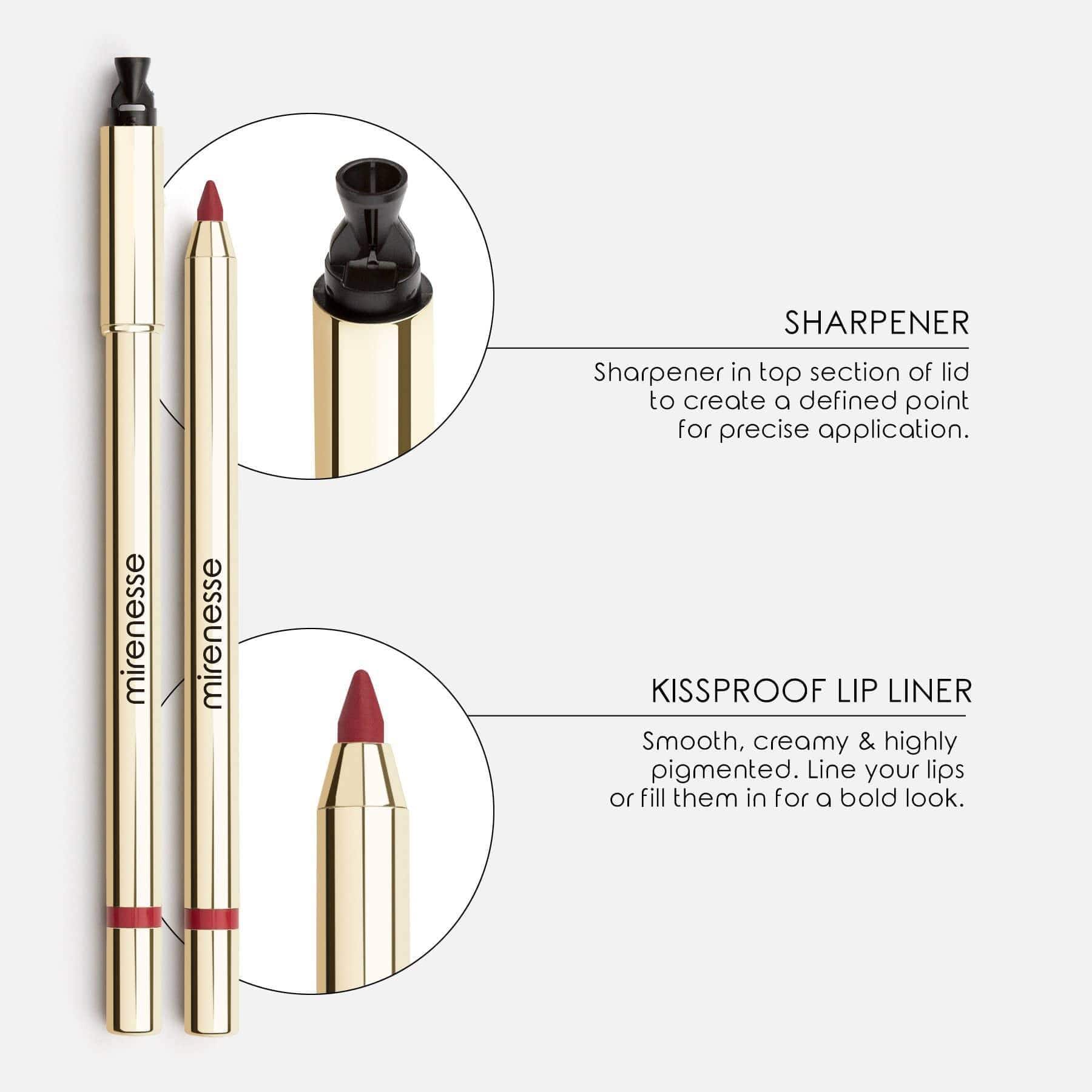 Mirenesse - Wholesale Lip Liner/Pencil - All Day Velvet Matte Kissproof Liner 4. Of Nude2