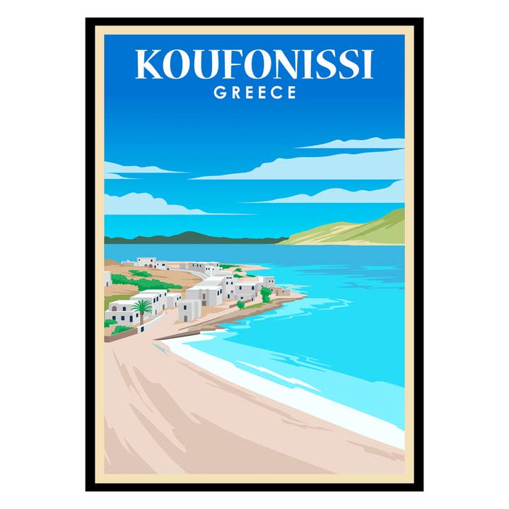 Koufonissi Cyclades Greece Poster for wholesale by Places of Art