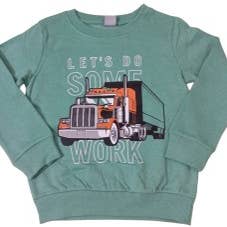SWEATSHIRT BOY GREEN for wholesale by SPIRIT VISION PRODUCTS