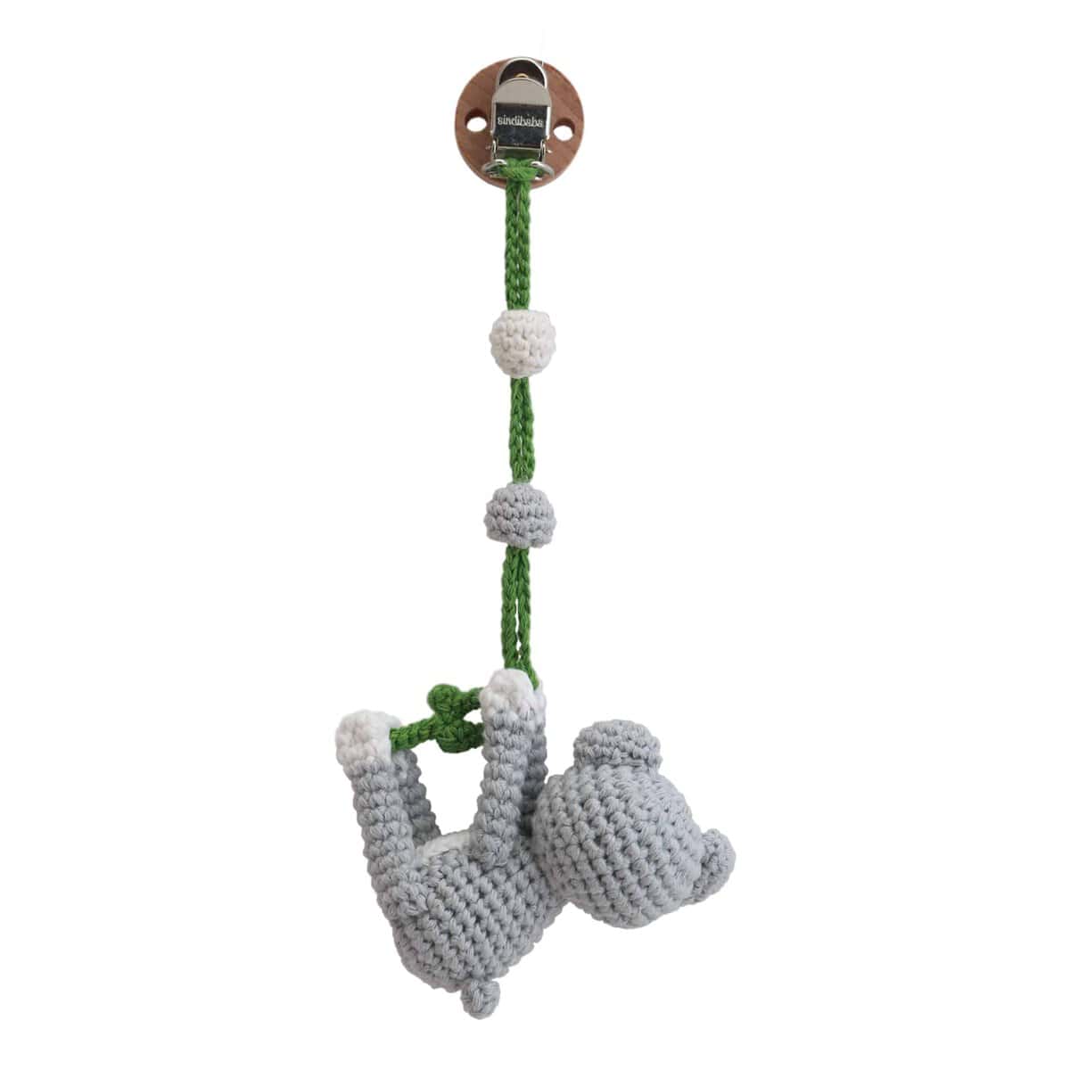 SindiBaba - Wholesale Classic Toy - Kids - Koala coco crochet bow pendant (organic)1