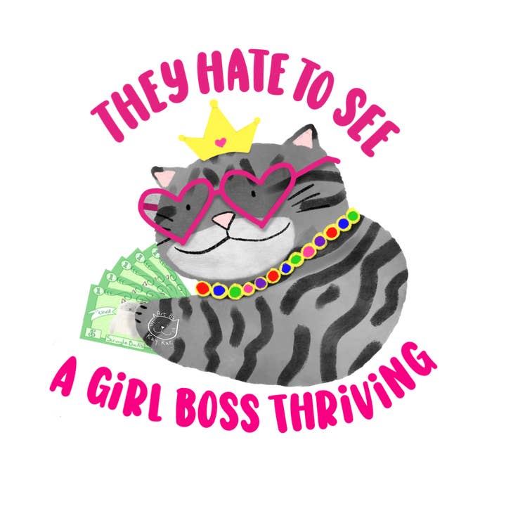 Adesivo Ragazza Boss per la vendita all'ingrosso da parte di Art By Kay Rae