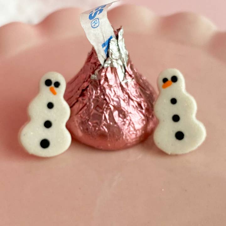 Snowman Studs for wholesale by fireflyFrippery