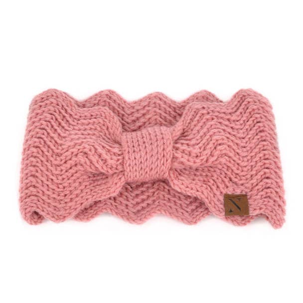 Selini New York - Wholesale Fashion Headband - Women's - Women's Knotted Knit Winter Head Band