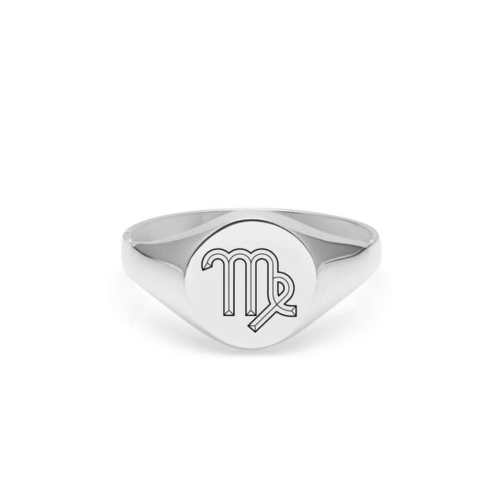 Virgo Signet Ring - Silver for wholesale by Myia Bonner