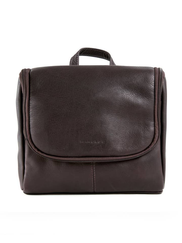 Neceser Country mediano de cuero vegetal para venta al por mayor de Harold's