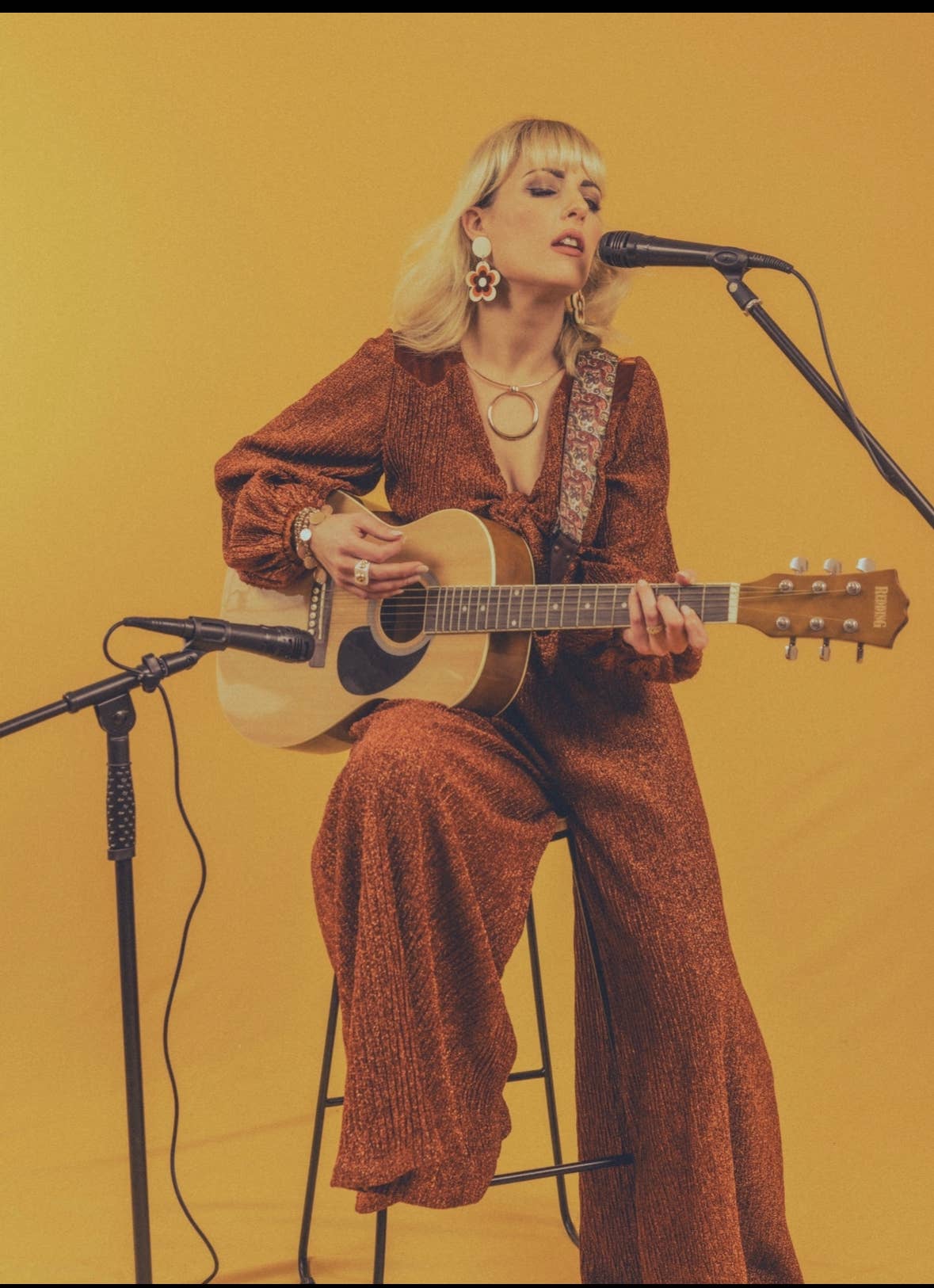 friedflowers - Wholesale Dangle Earrings - 1970s inspired groovy flower earrings1