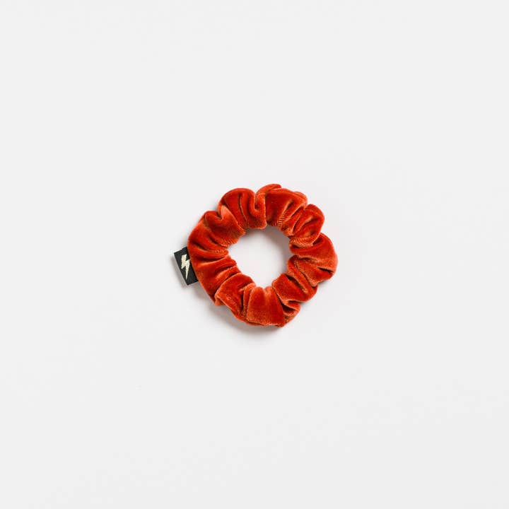 I'm With The Band - Wholesale Scrunchie - Women's - Velvet Sienna Mini Scrunchie1