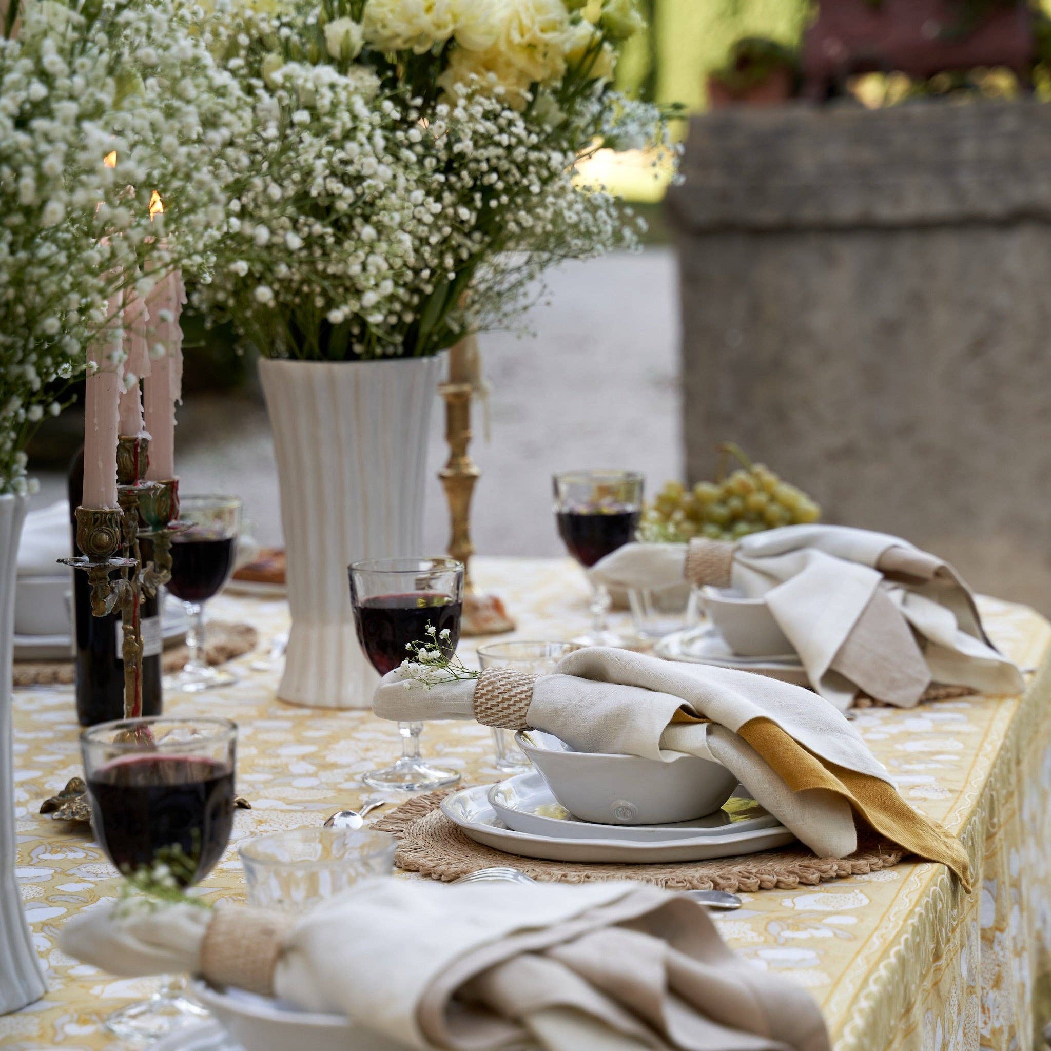 Couleur Nature - Wholesale Napkin Ring - Everyday Whitewash Napkin Ring  - Set of 41
