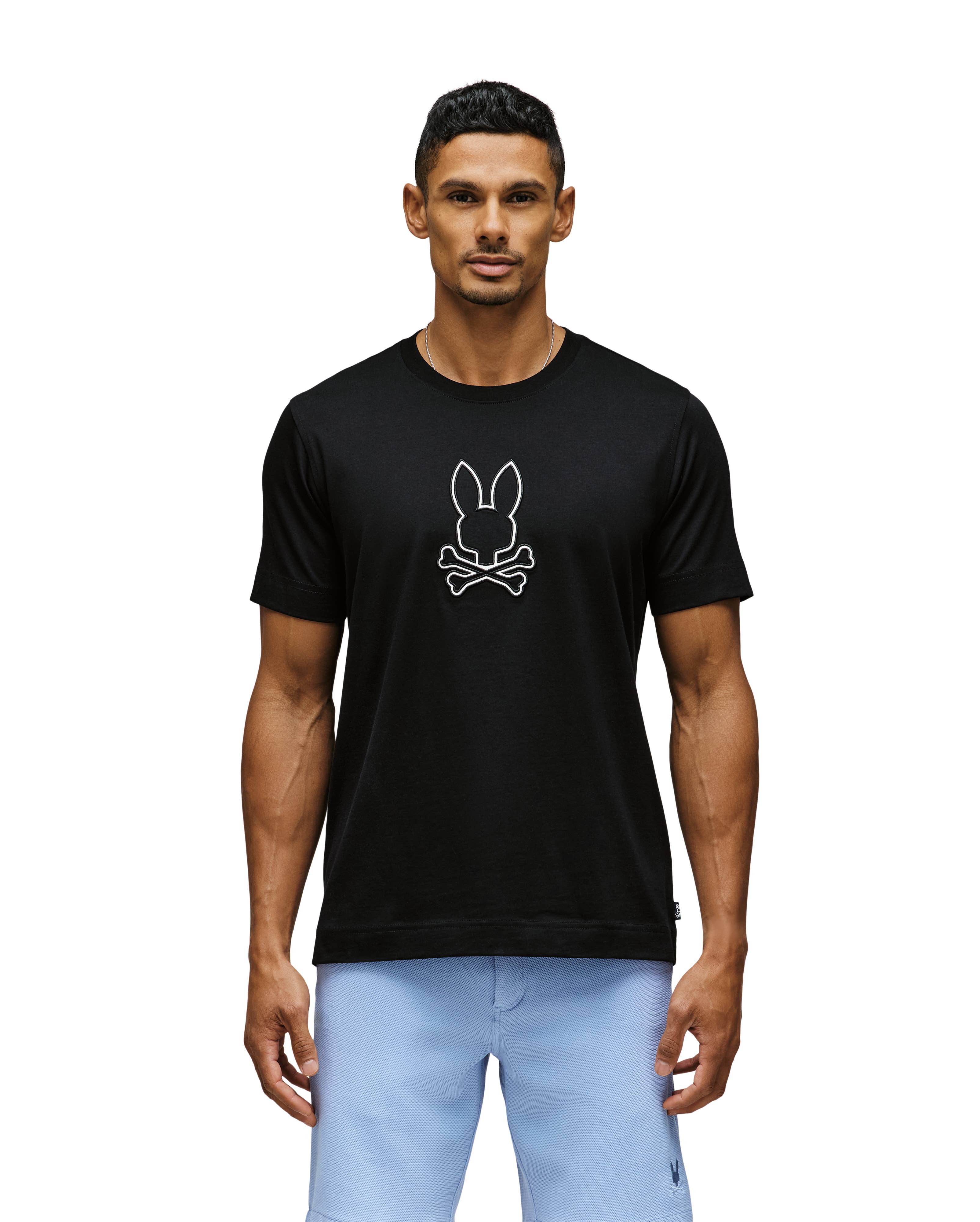 001 Nero Maglietta Grafica Seth-001 Nera in vendita all'ingrosso su Faire0