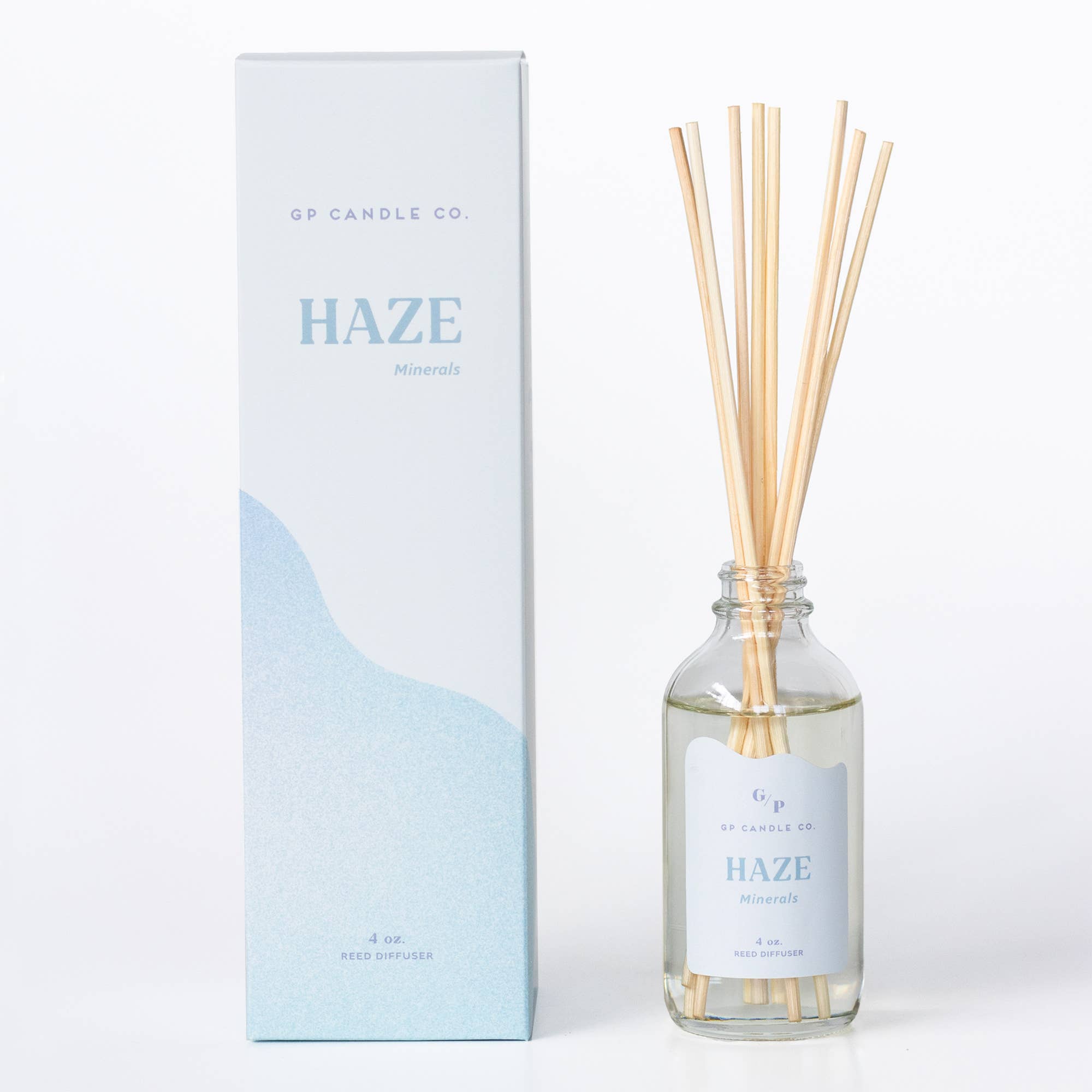 GP Candle Co. - Wholesale Reed Diffuser - Haze 4 oz. Hue Reed Diffuser (Minerals)1