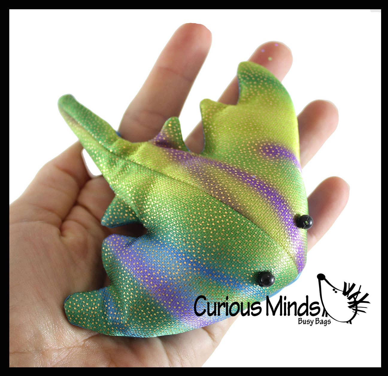 Curious Minds Toys – wholesale Stuffed/plush toy – Kids & baby – Stingray Sand Filled Animal Toy - Heavy Weighted Sandbag Ani6