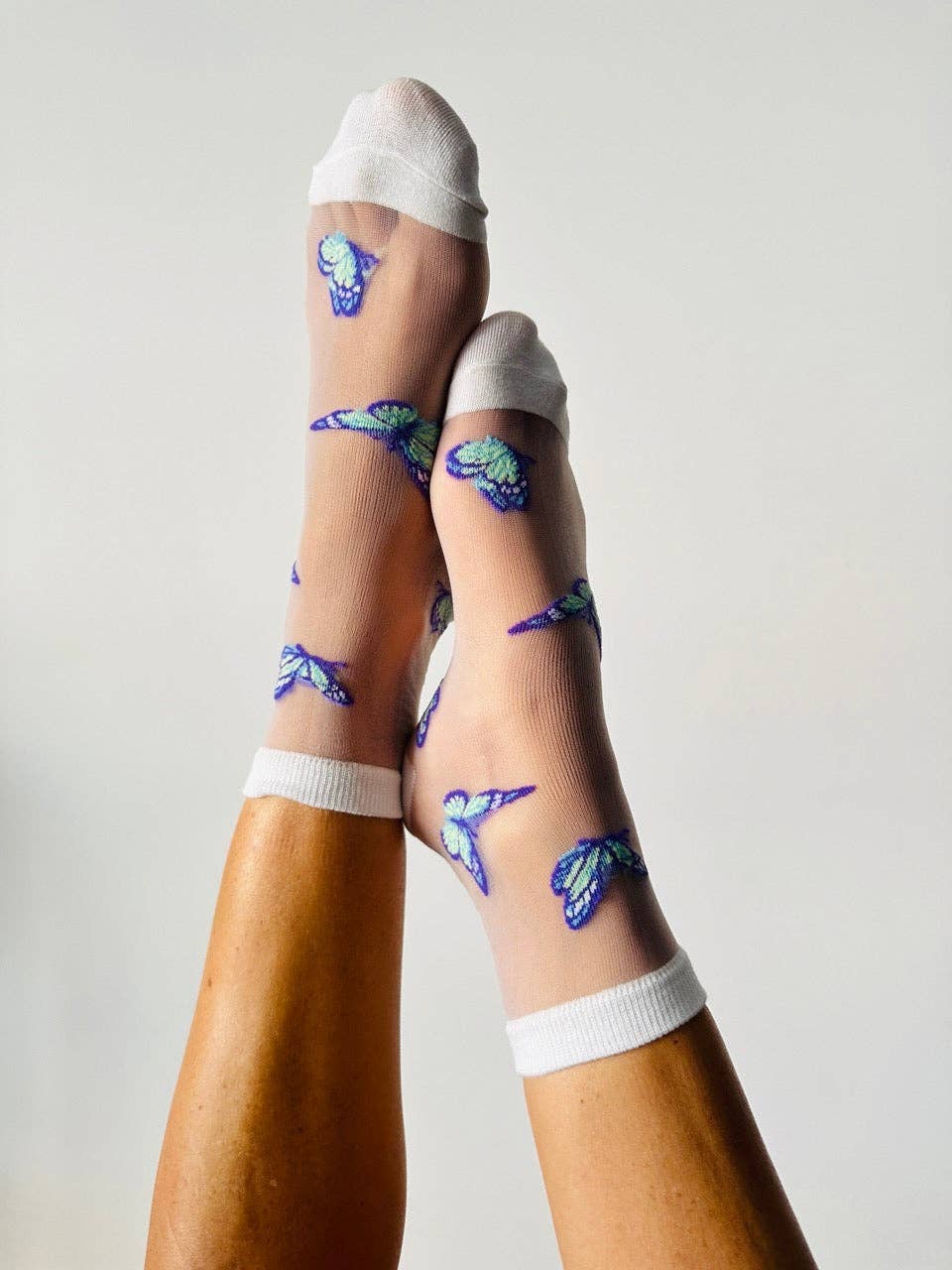 sockette – Meias - Mulher por atacado – Cynthia meia borboleta fantasia1