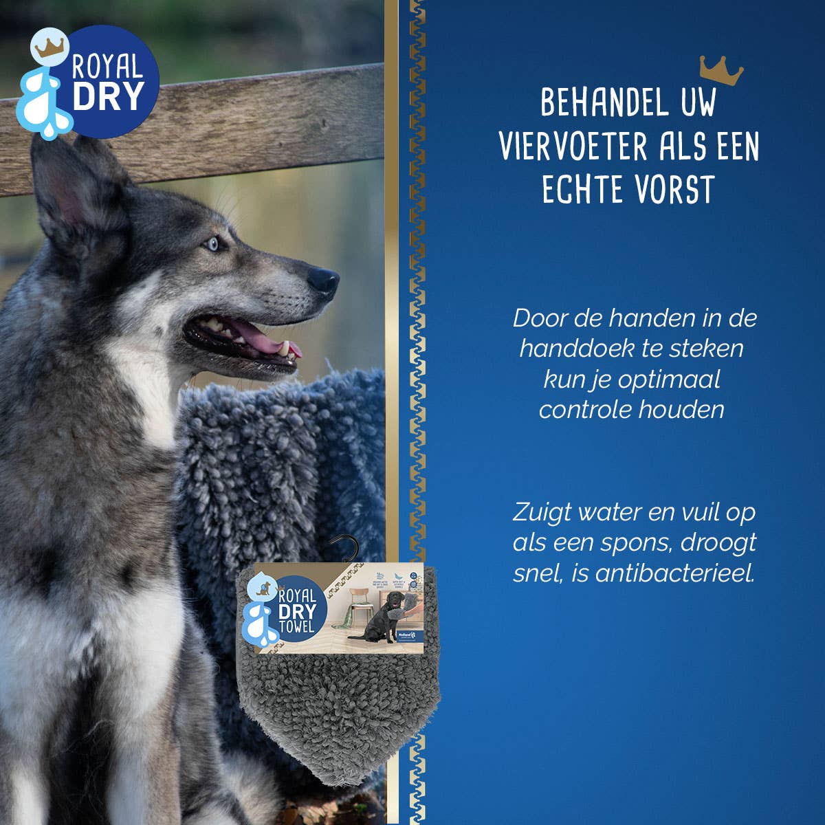 Hofman Animal Care - Wholesale Pet Towel - Dog - Koninklijke Droge Handdoek3