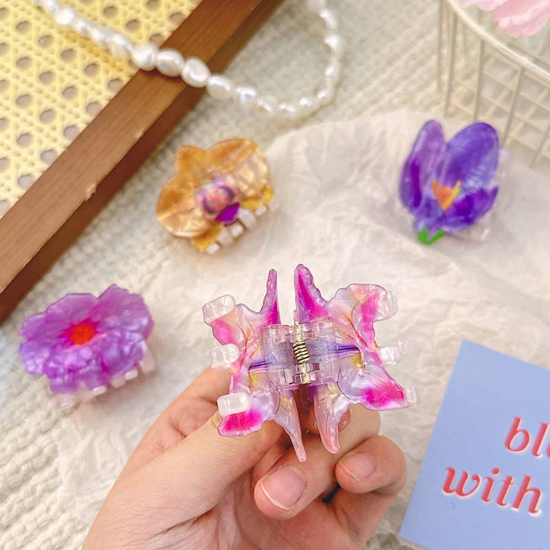 SoapElenGlen - Wholesale Hair Clip - Women's - Bauhinia - Inspired Acetate Flower Hair Clips for Summer5
