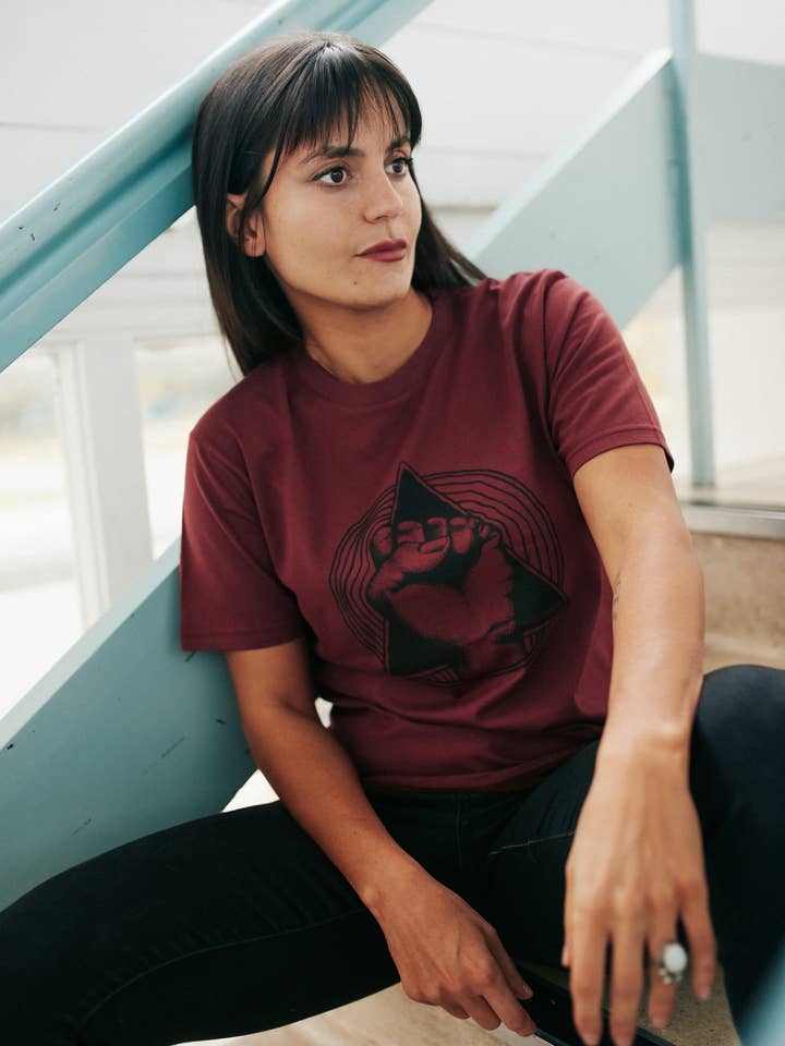 Equality T-shirt Wine for wholesale by So Immigrant