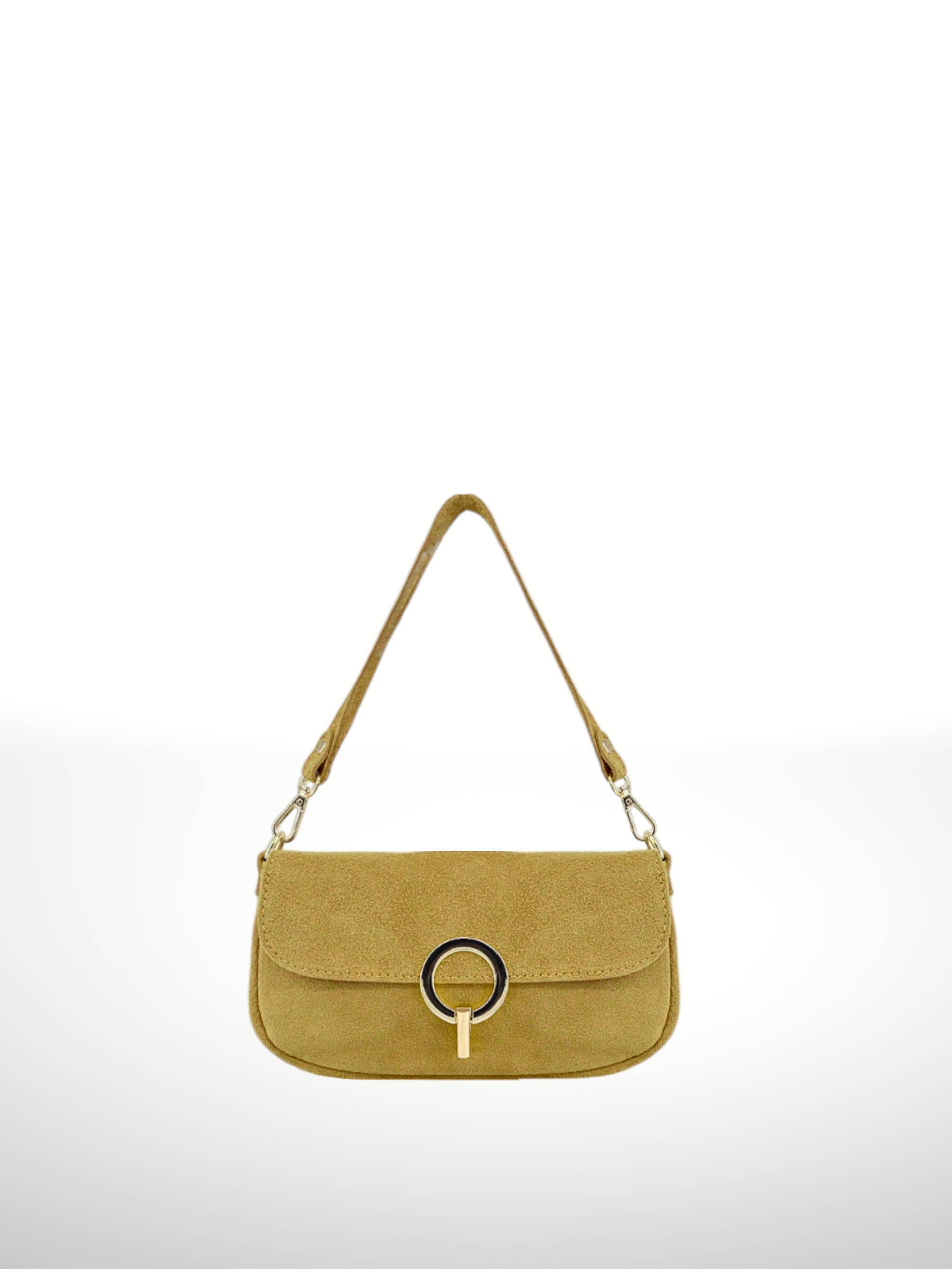 ITALIAN'S LEATHER – Großhandel Schultertasche – Damen – Nuria Lederhandtasche aus Wildleder 2503055