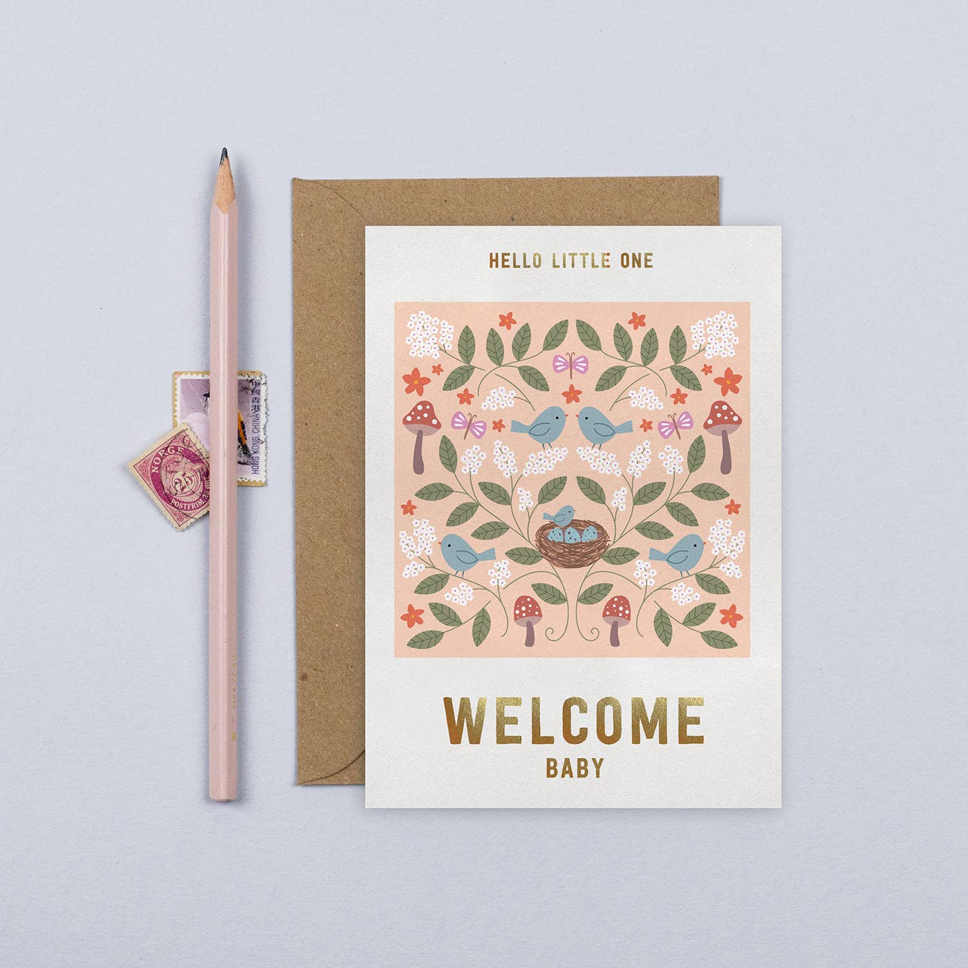 Mifkins - Wholesale Baby Card - Welcome Baby Nest Card3