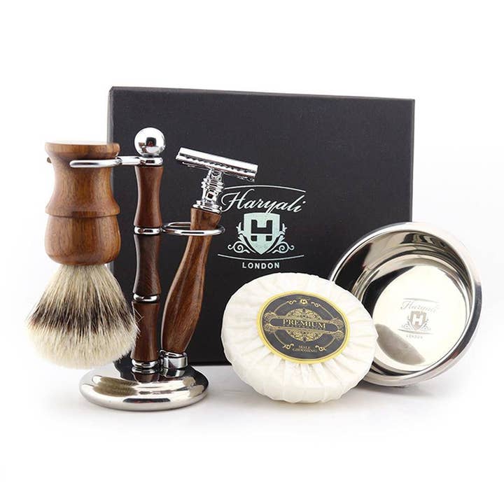 Haryali London – wholesale Rakningsset - Herr – Haryalis trä rakning set