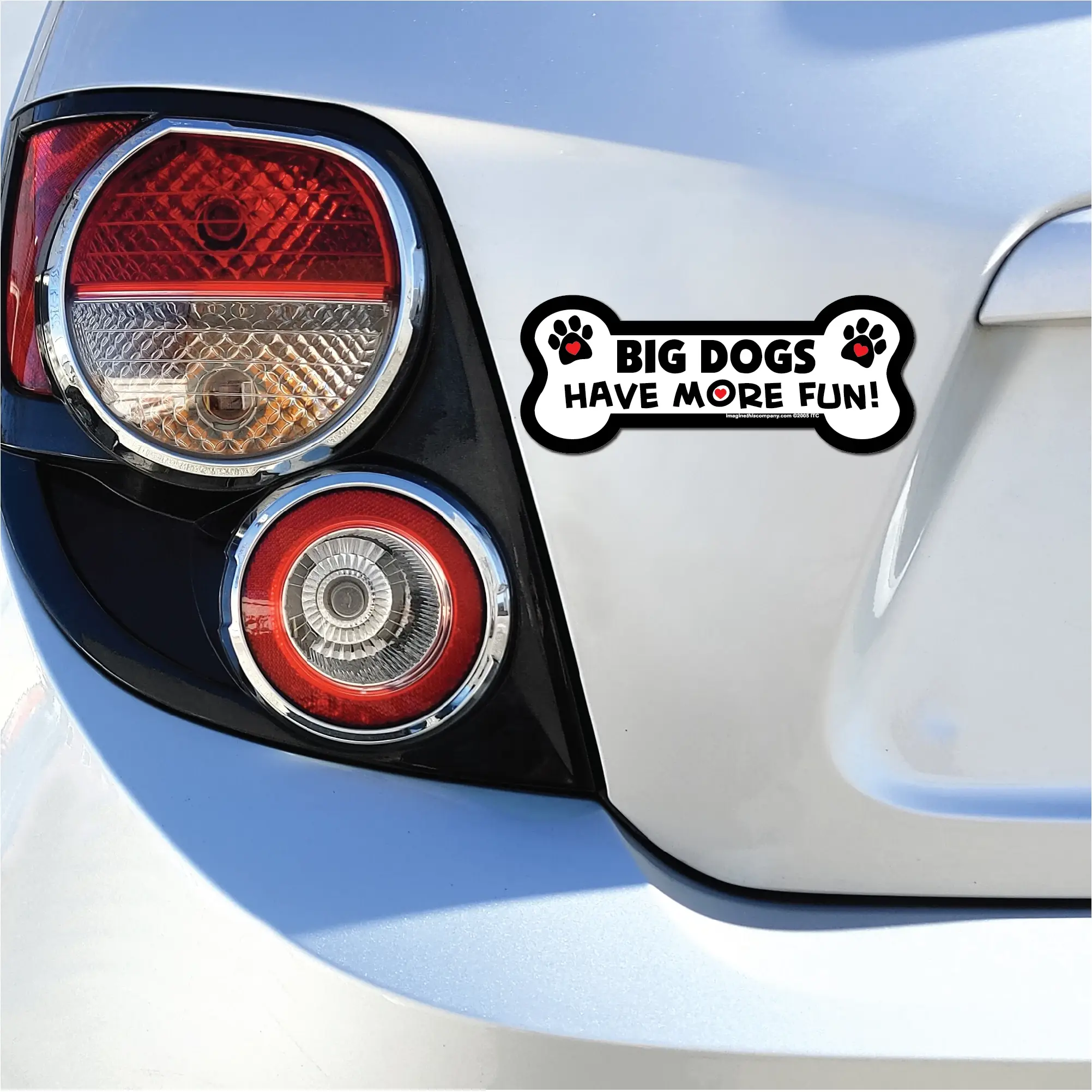 Imagine This Company - Wholesale Magnet - Big Dogs Have More Fun Bone Magnet2