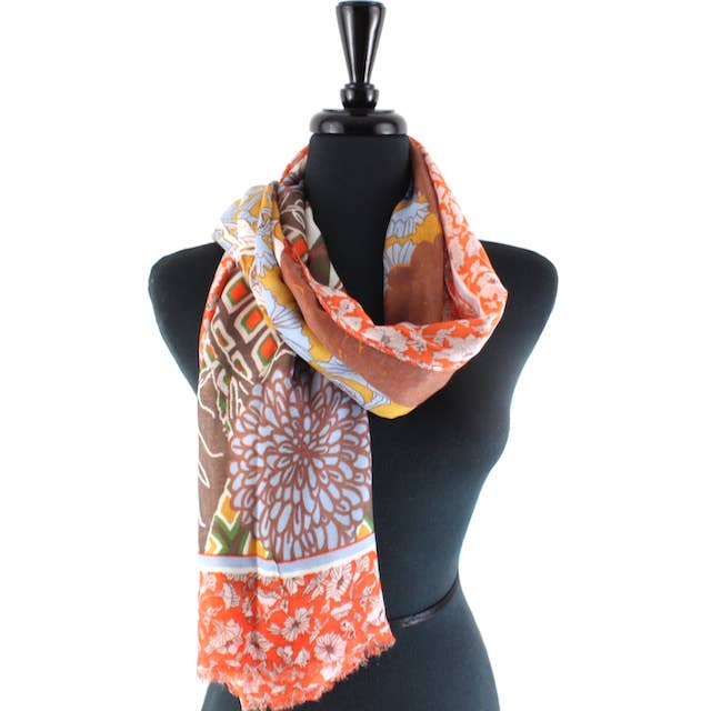Pretty Persuasions - Wholesale Scarf - Women's - S23046 Montego View Lightweight Scarf2