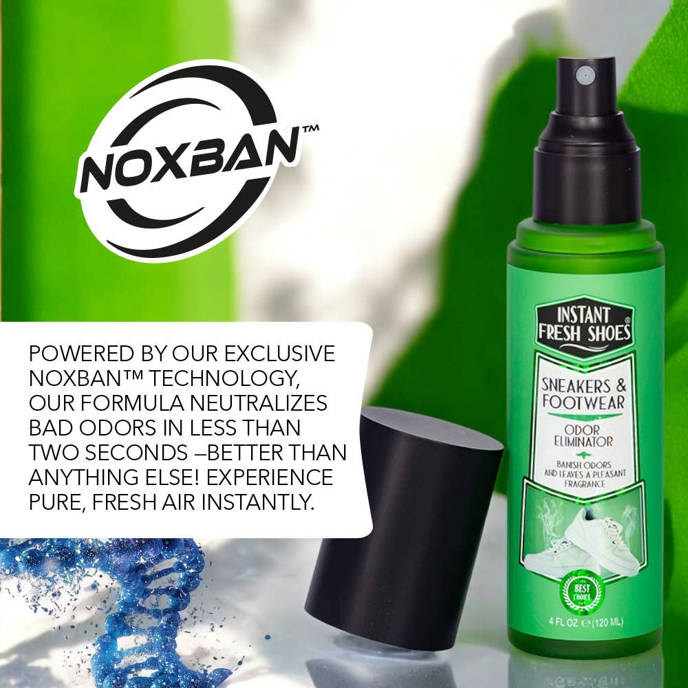 Instant Fresh Air - Wholesale Shoe Deodorant / Spray - Sneakers & Footwear 4 Oz., Odor Eliminator + Frag. -Display
3