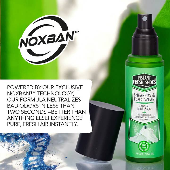 Instant Fresh Air - Wholesale Shoe Deodorant / Spray - Sneakers & Footwear 4 Oz., Odor Eliminator + Frag. -Display
3