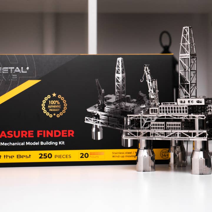 METAL-TIME INC. - Wholesale DIY craft kit - Treasure Finder oil rig mechanical model kit4