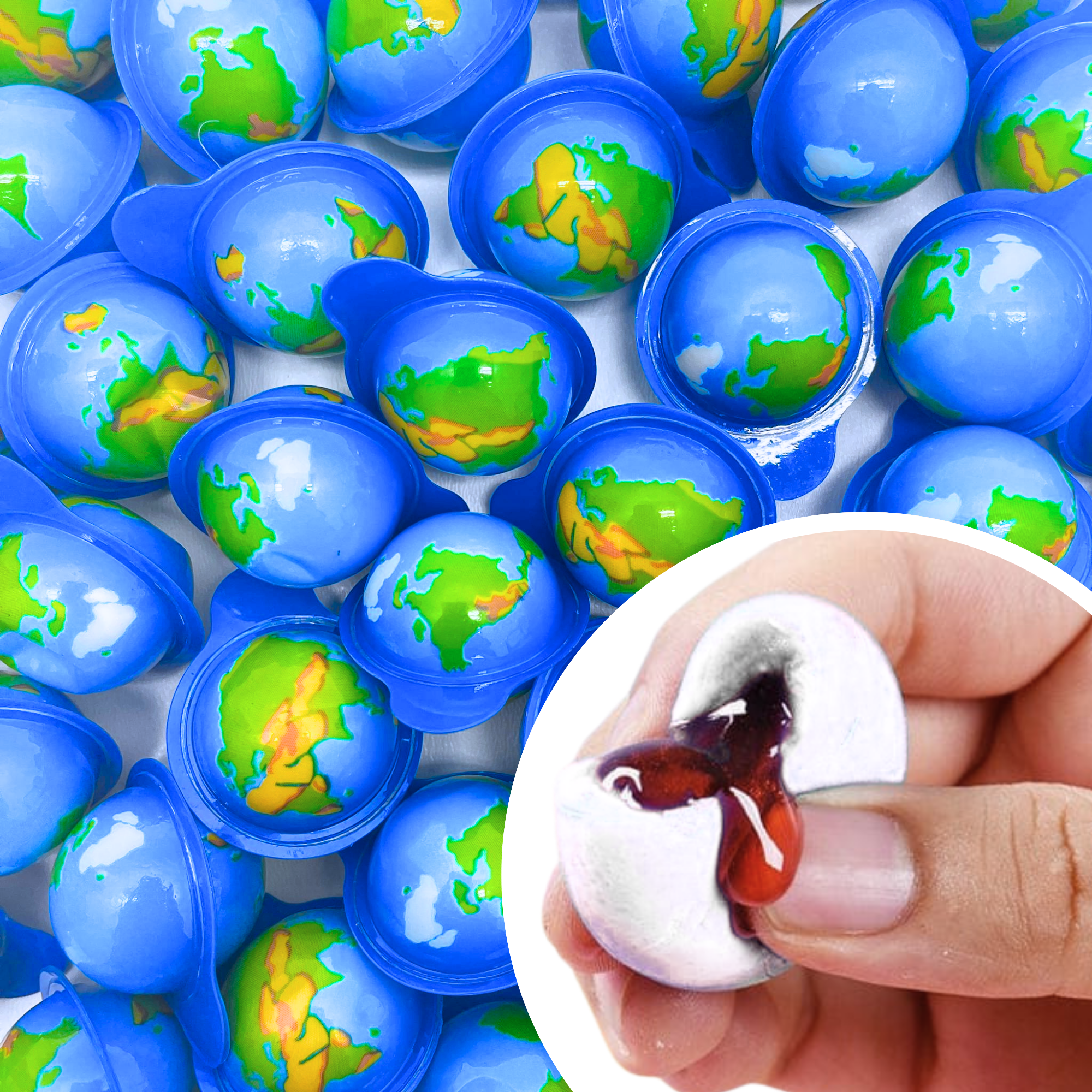 Dare Online LLC - Wholesale Gummy - Globe: Jelly-Filled Popping Gummy Balls1