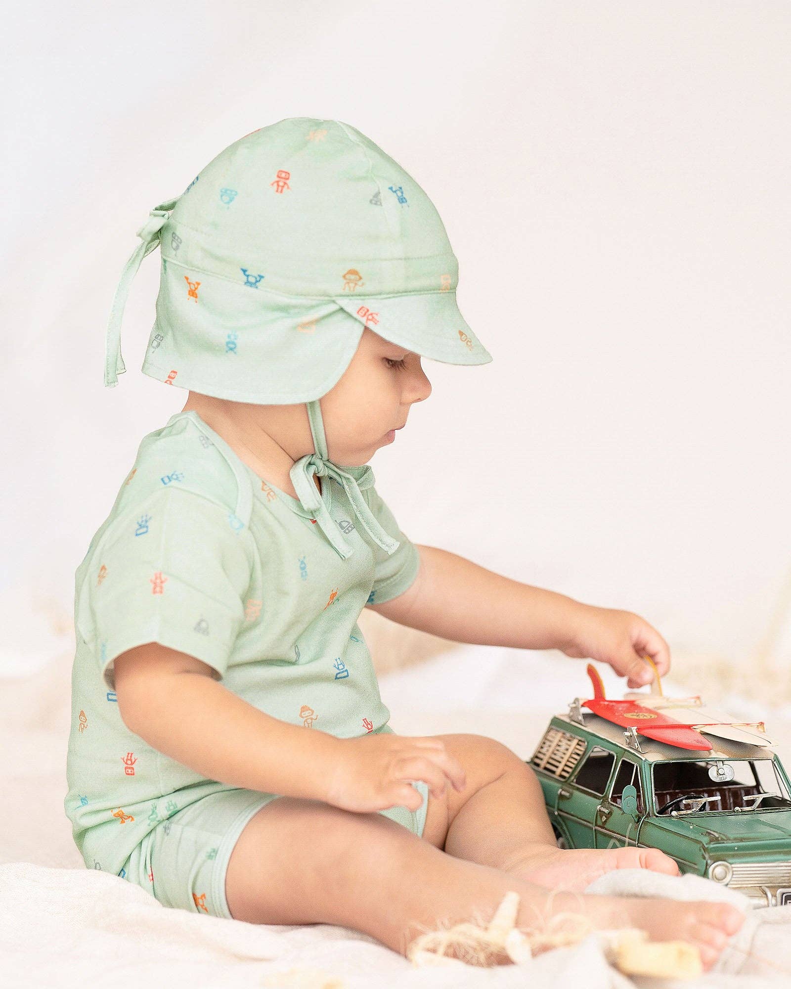 Toshi - Vente Chapeau de soleil – bébé - Casquette à rabat Bambini14