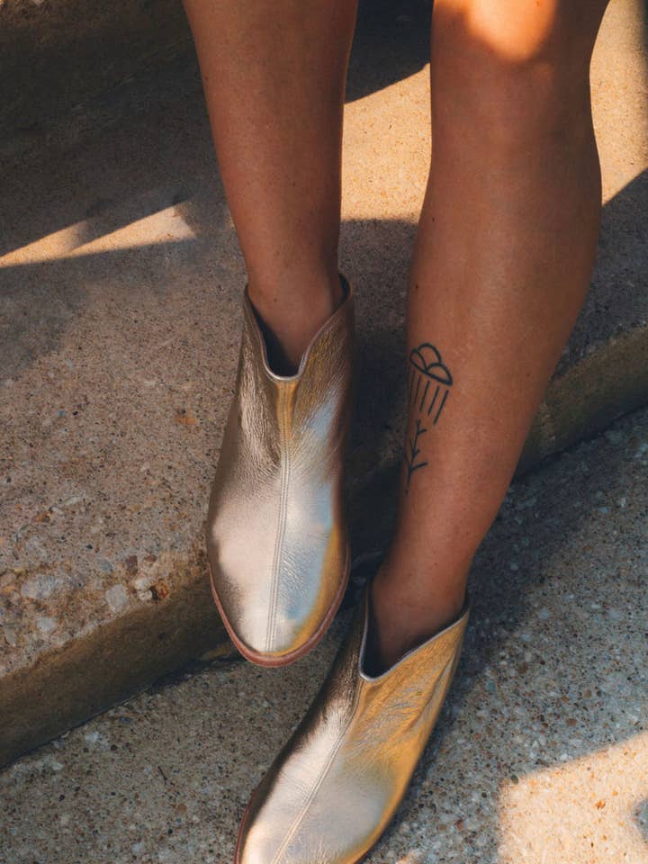 Nidalu Handmade - Wholesale Booties - Women's - Taksim Booties in Gold9