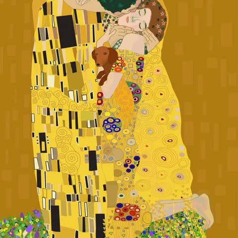 Dachshund Kiss for wholesale by London Pooch