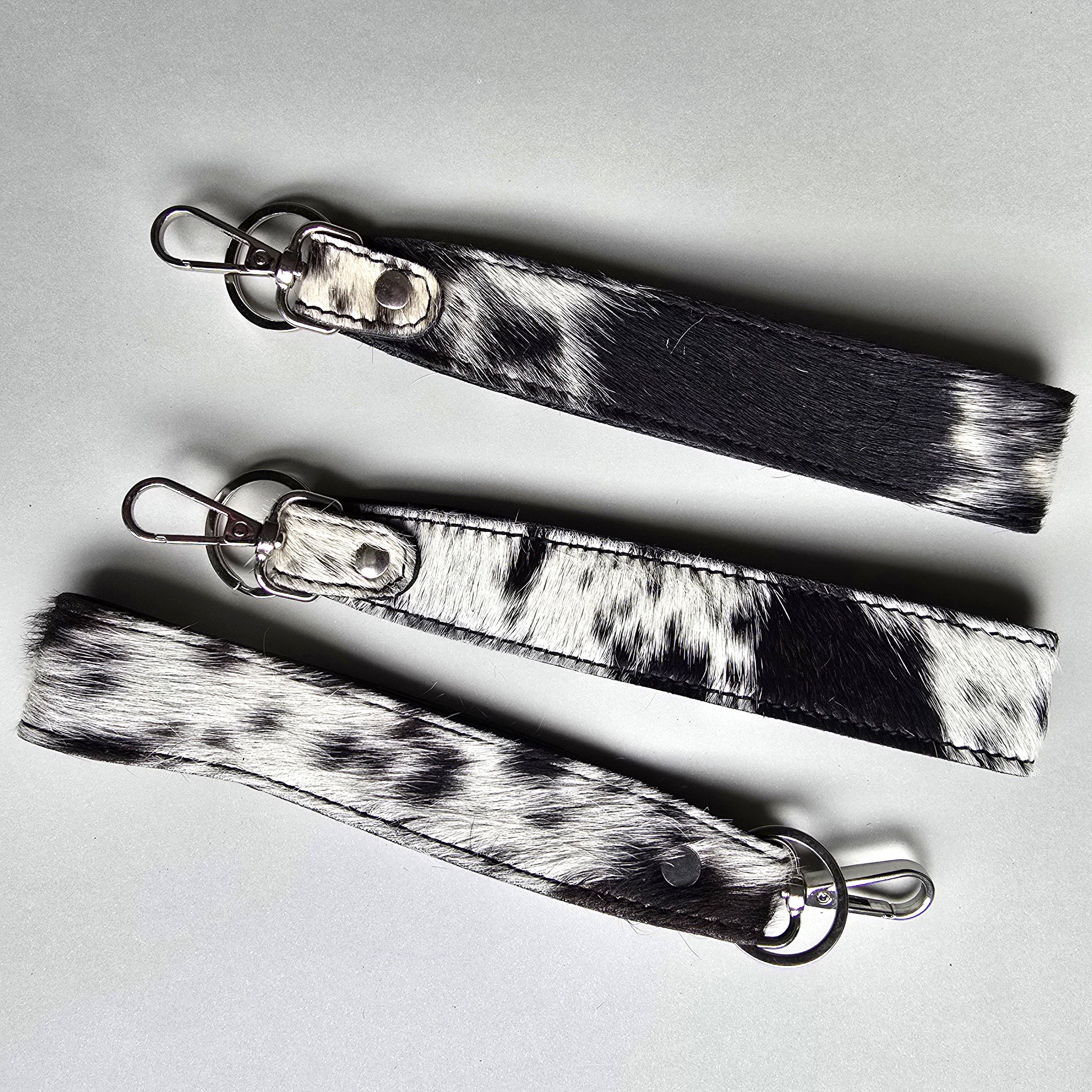 Ranchers Closet - Wholesale Keychain - Women's - Hair-on Western Long Keychain - Genuine Cowhide Keychain0