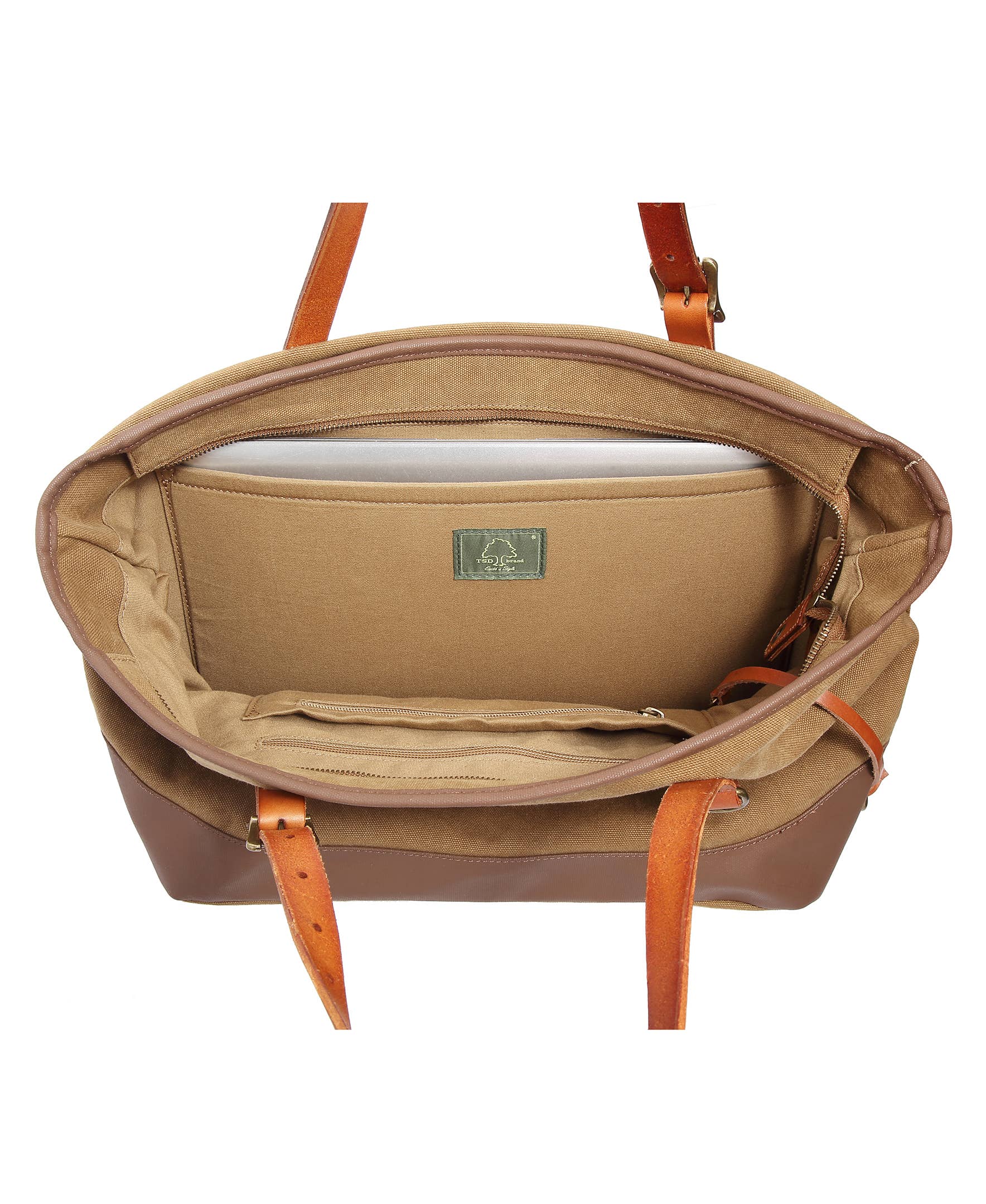 TSD Brand - Wholesale Draagtas - Dames - Redwood Canvas Shopper7