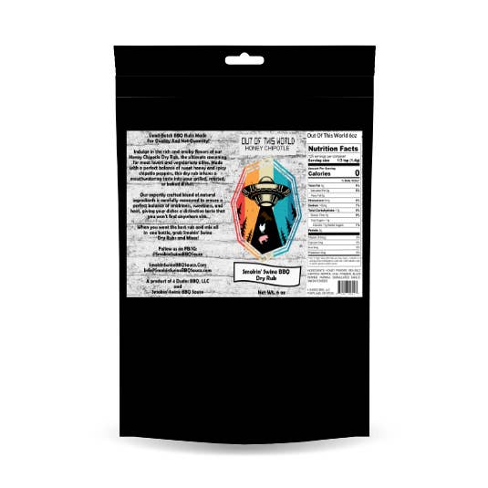 Out Of This World (Honey Chipotle) for wholesale by Smokin' Swine BBQ Sauce