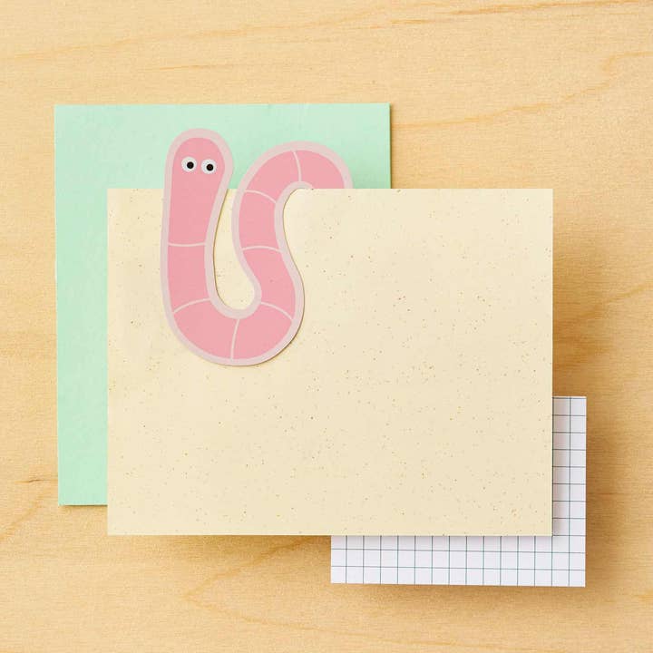 Bookworm Bookmark & Page Maker for Book Lovers for wholesale by Another Studio UK