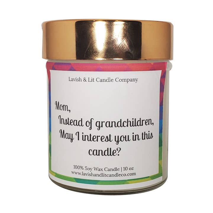 Bougie drôle pour maman - Bougie parfumée pour la vente par Lavish & Lit Candle Company