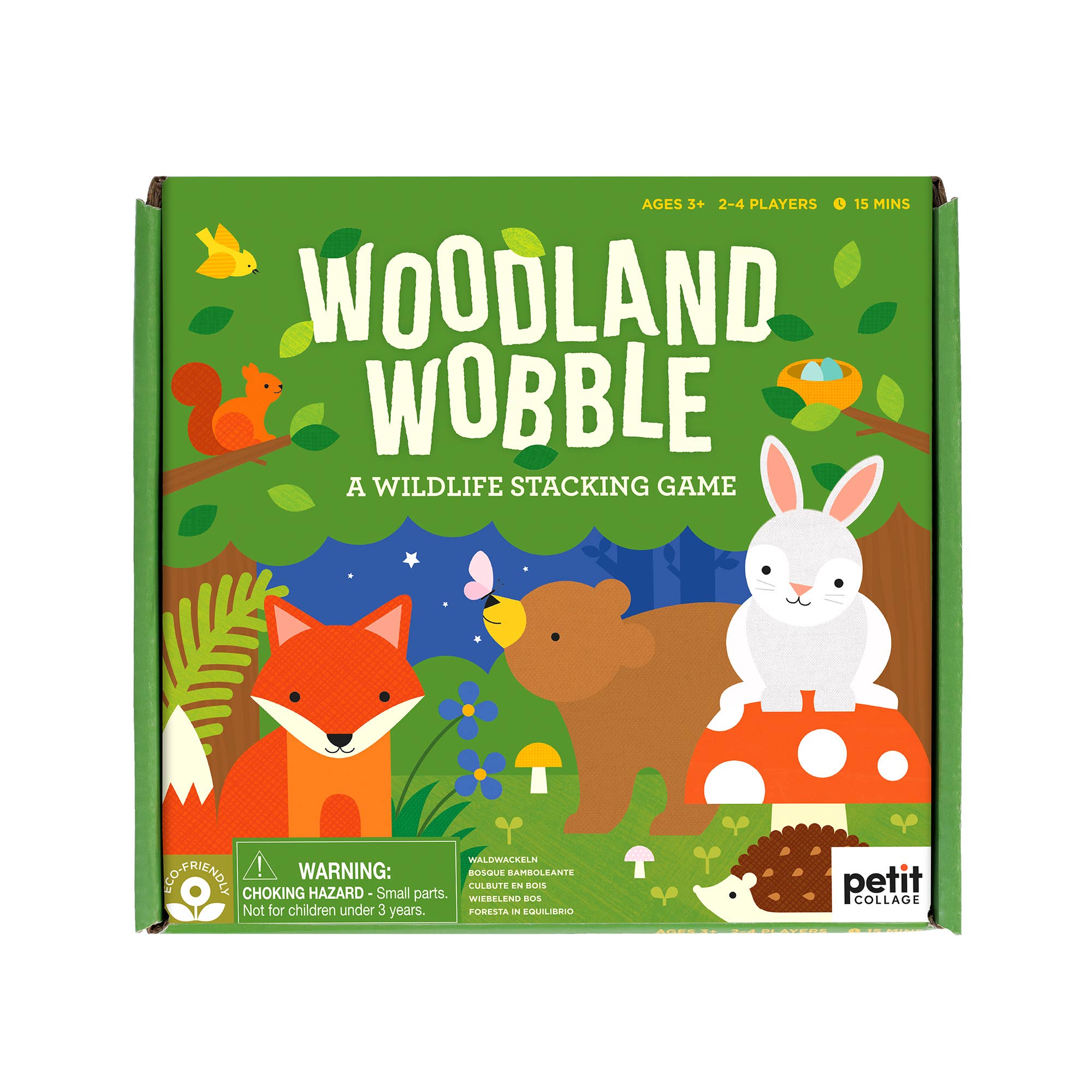Chronicle Books - Wholesale Stacking Game - Woodland Wobble: A Wildlife Stacking Game