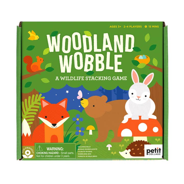 Chronicle Books - Wholesale Stacking Game - Woodland Wobble: A Wildlife Stacking Game0
