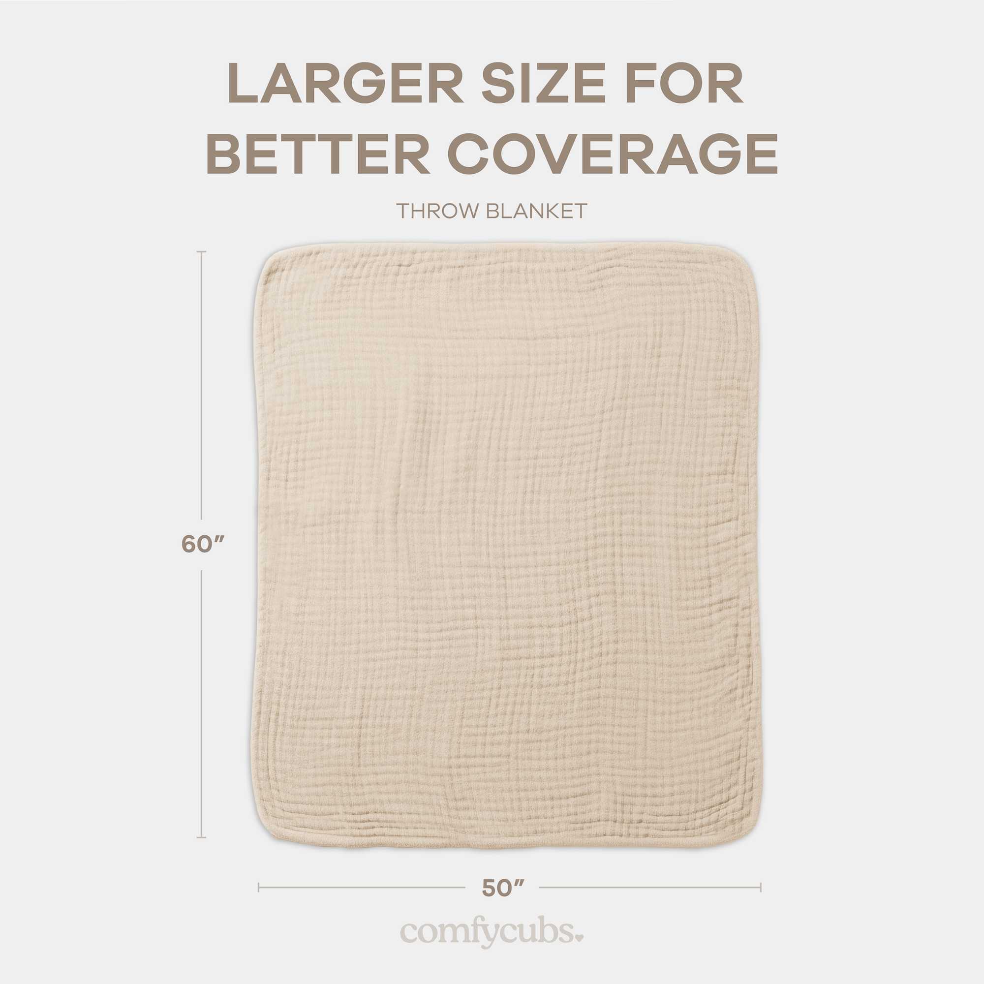 Comfy Cubs - Wholesale Bedding Blanket - Kids & Baby - Muslin Baby Blanket, 40" x 40" Swaddle Blanket by Comfy Cubs86