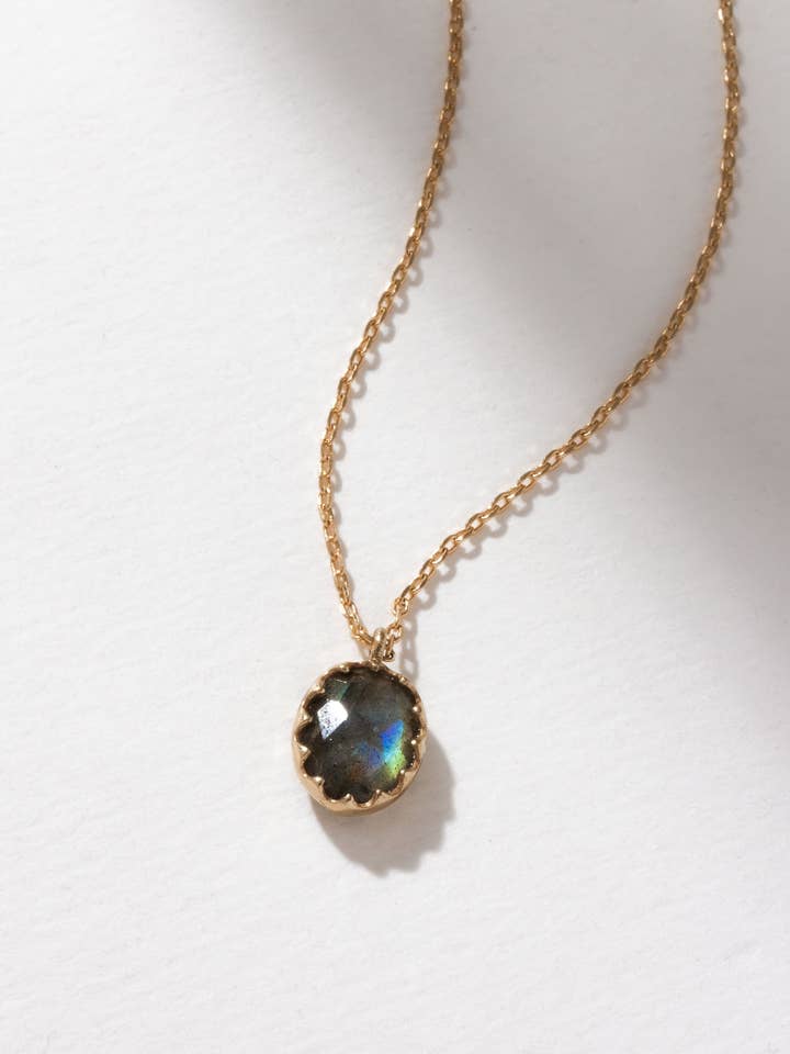 Neptune's Orbit Pendant Necklace for wholesale by Luna Norte