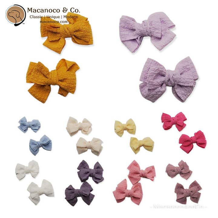 Ensemble de nœuds à cheveux Via Fabric pour la vente par Macanoco and Co.