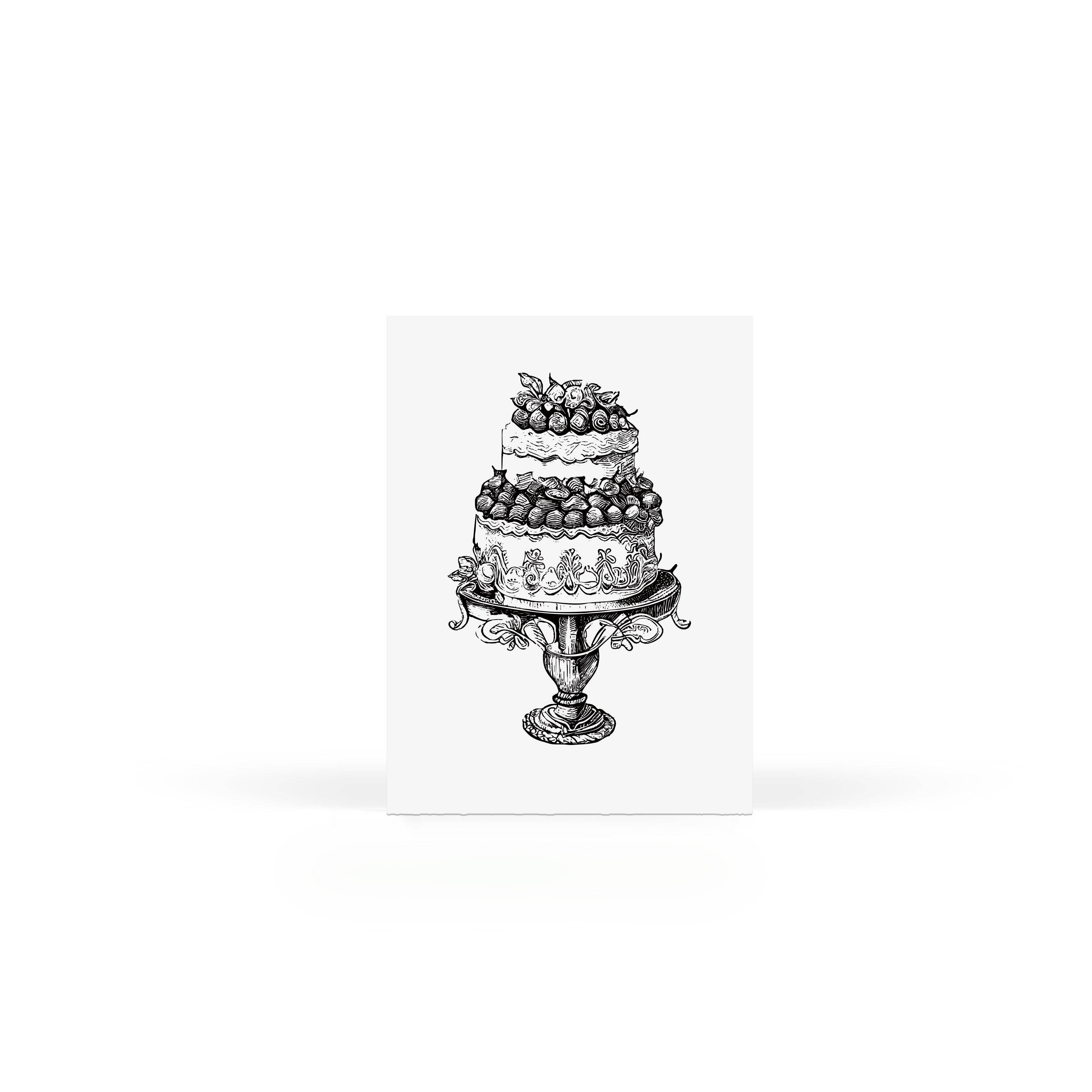Sweet Bippy Press - Wholesale Everyday Greeting Card - Mini Layer Cake0