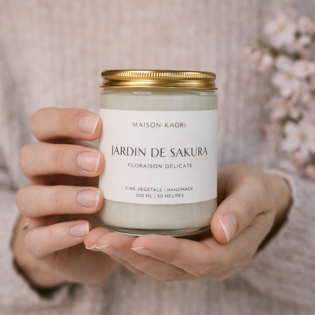 Maison Kaori - Wholesale Jar/Filled Candle - Scented candle - Sakura Garden1