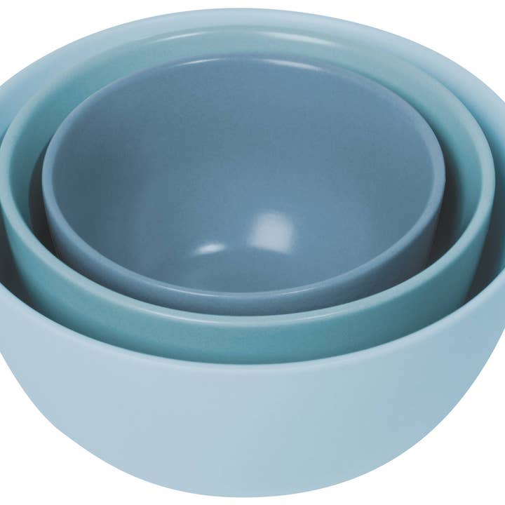 Blue Prep Bowls Set of 3 for wholesale by Danica Outlet Store