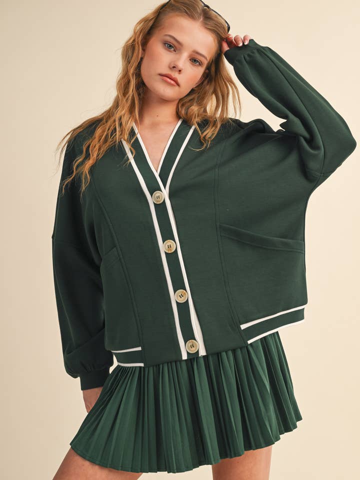 IST6168 KNIT CARDIGAN AND SKIRT SET for wholesale by Klesis