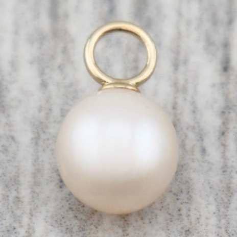 Colgante de perlas de agua dulce y oro de 10 quilates o plata esterlina para venta al por mayor de Mathieu Blanchard